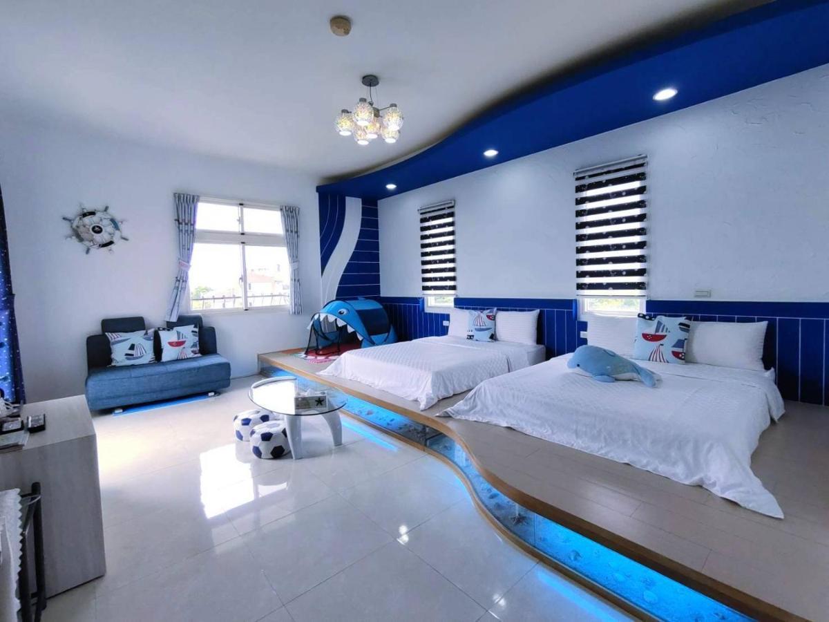 Fish House 宜蘭獨棟別墅 戲水池 生態diy 安農溪自行車 Apartman Tungsan Kültér fotó