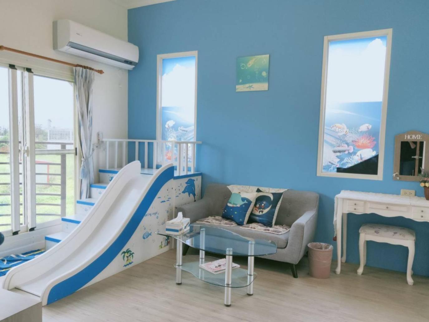 Fish House 宜蘭獨棟別墅 戲水池 生態diy 安農溪自行車 Apartman Tungsan Kültér fotó
