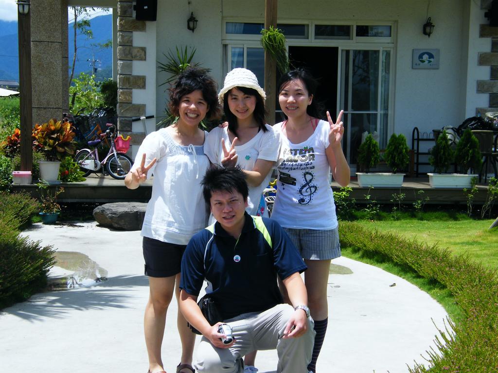 Fish House 宜蘭獨棟別墅 戲水池 生態diy 安農溪自行車 Apartman Tungsan Kültér fotó